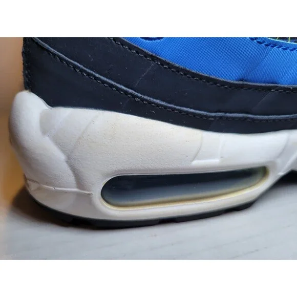 2014 Nike Air Max 95‎ Premium Dark Obsidian Mens 12 No Box 538416-443 Blue Grey